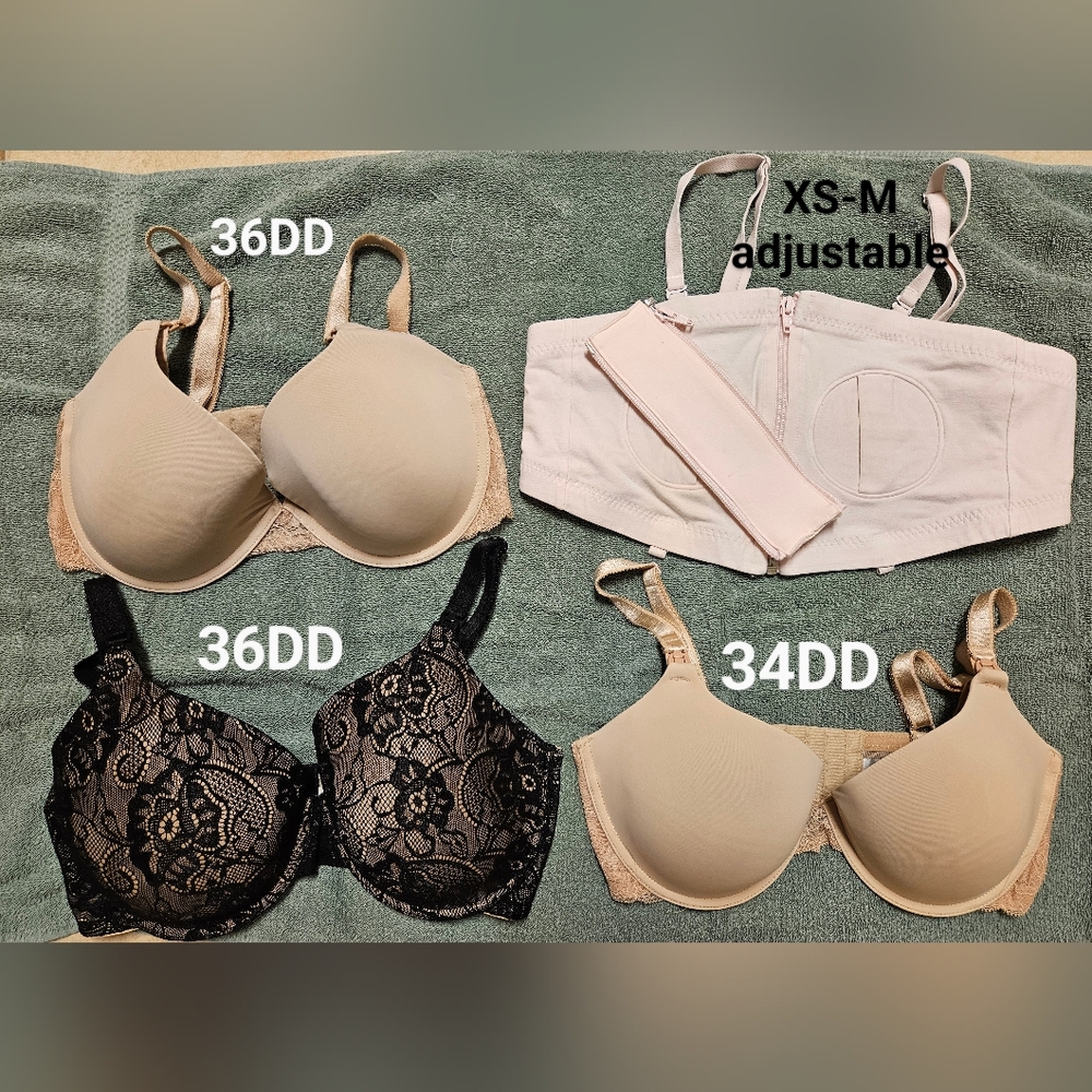Motherhood Beige and Black Lace Bra Collection